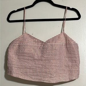 3/$25 Zara striped crop top